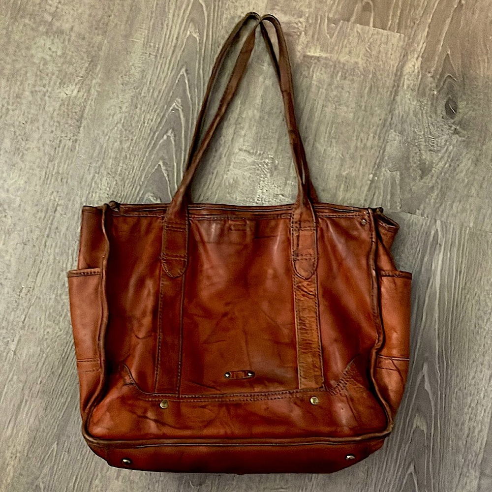 Vintage leather Frye bag